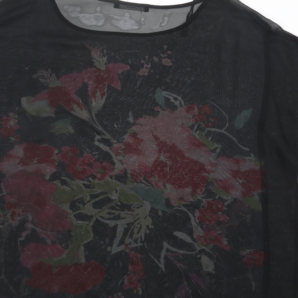 George Womens Black   Basic Blouse Size 12