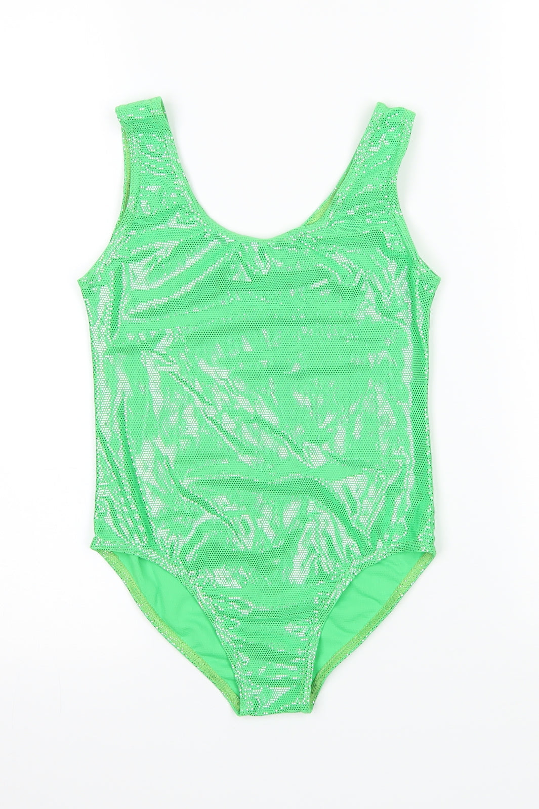 1st Position Girls Green   Leotard One-Piece Size L