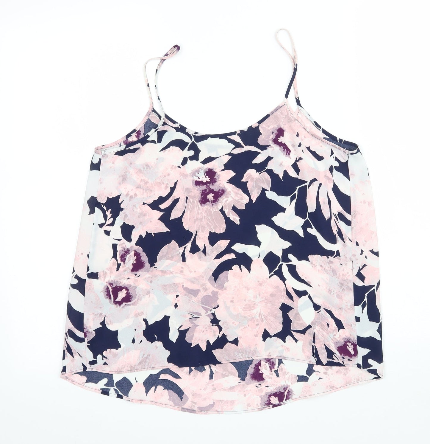 Womens UK Size 10 Matalan Pink Basic Tank