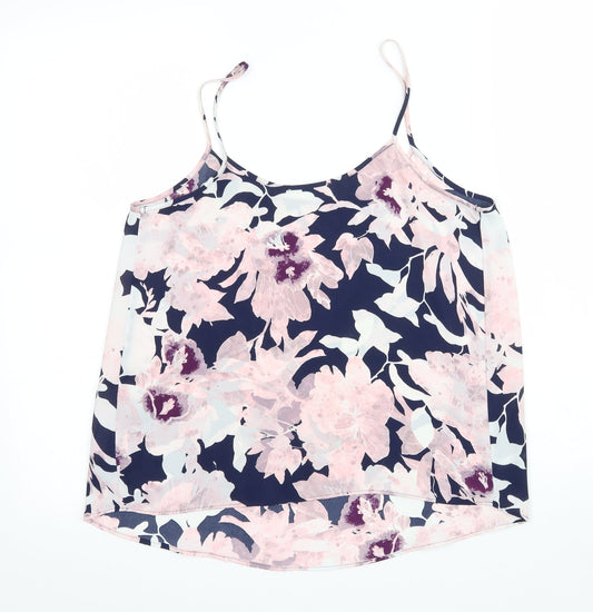 Womens UK Size 10 Matalan Pink Basic Tank