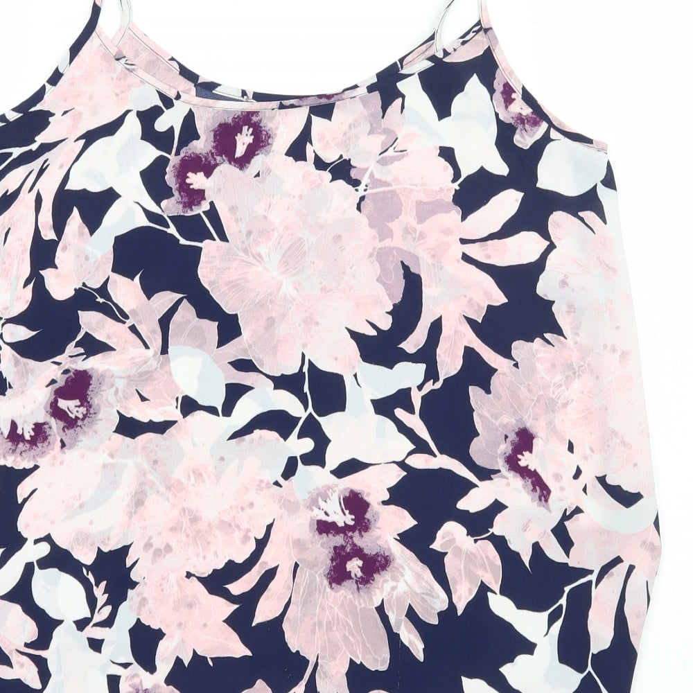 Womens UK Size 10 Matalan Pink Basic Tank