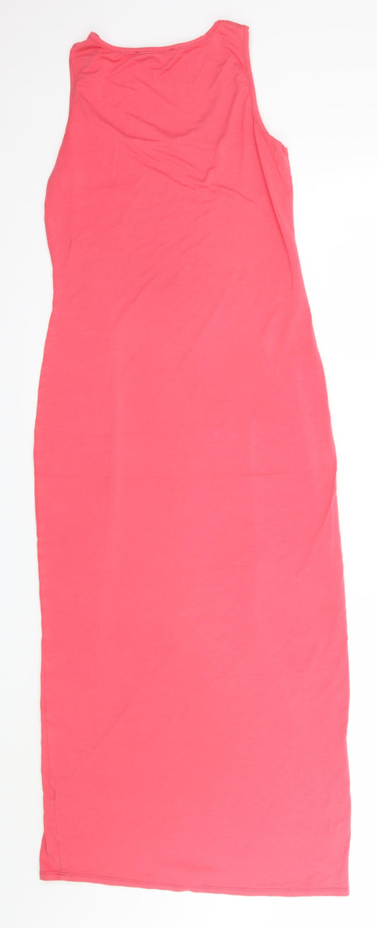 Atmosphere Womens Pink  Jersey Tank Dress  Size 10