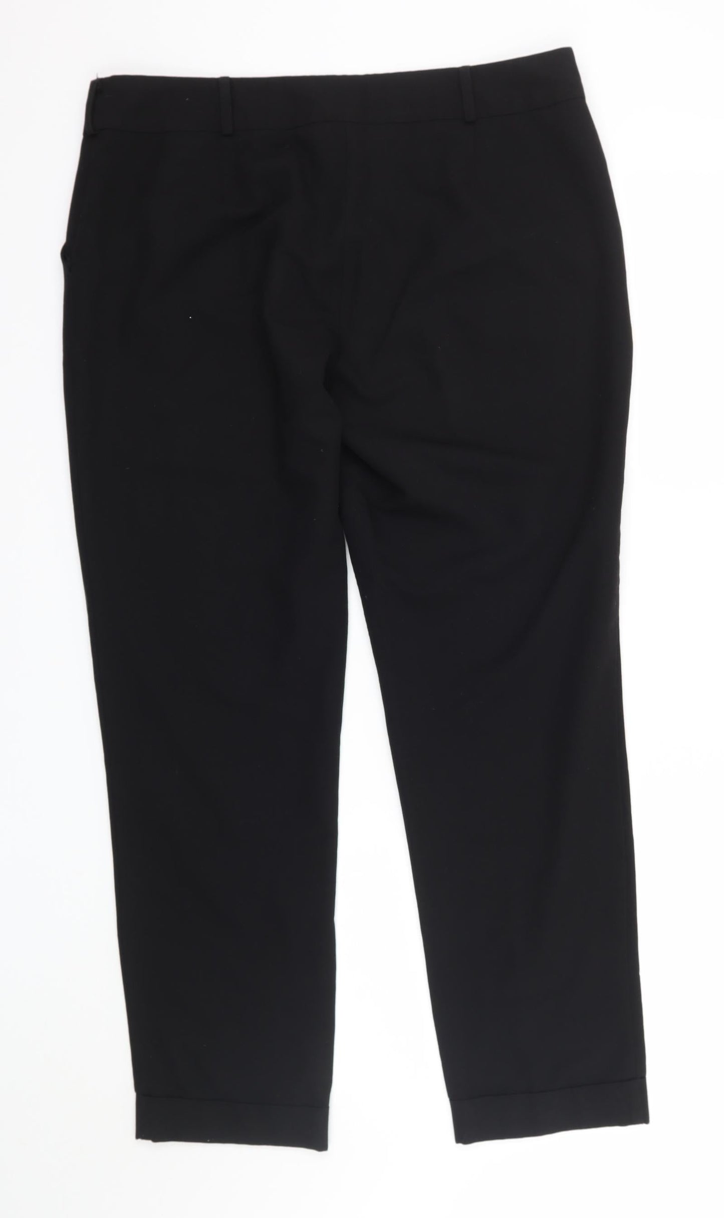 New Look Womens Black   Trousers  Size 14 L28 in