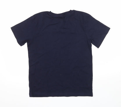 F&F Boys Blue  Jersey Basic T-Shirt Size 11-12 Years