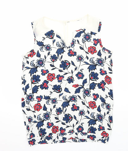 NEXT Womens Multicoloured Floral Jersey Basic T-Shirt Size 10