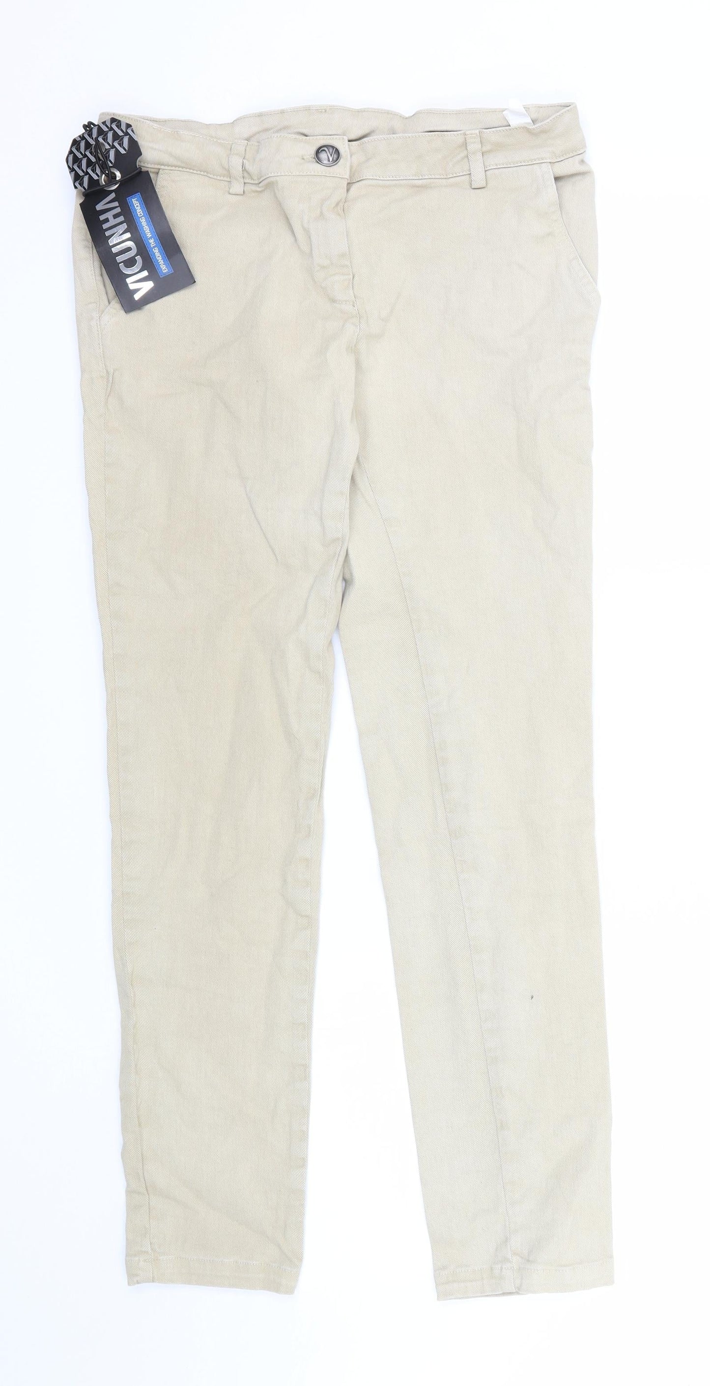 Womens UK Size  Vicunha Regular Fit Skinny Beige Jeans