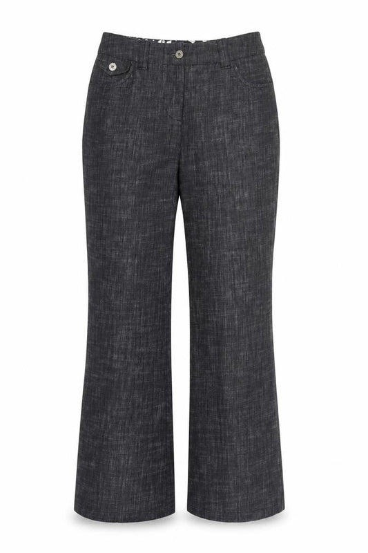 Womens UK Size 10 Per Una Regular Fit  Black Trousers