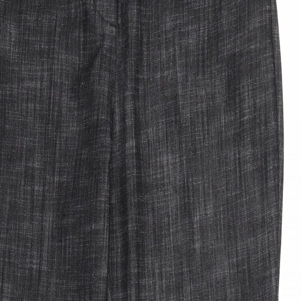 Womens UK Size 10 Per Una Regular Fit  Black Trousers