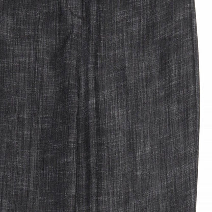 Womens UK Size 10 Per Una Regular Fit  Black Trousers