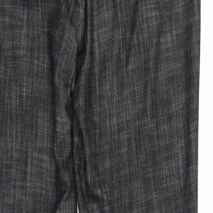 Womens UK Size 10 Per Una Regular Fit  Black Trousers