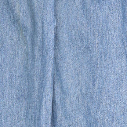 Boohoo Womens Blue  Denim Straight Jeans Size 10 L28 in