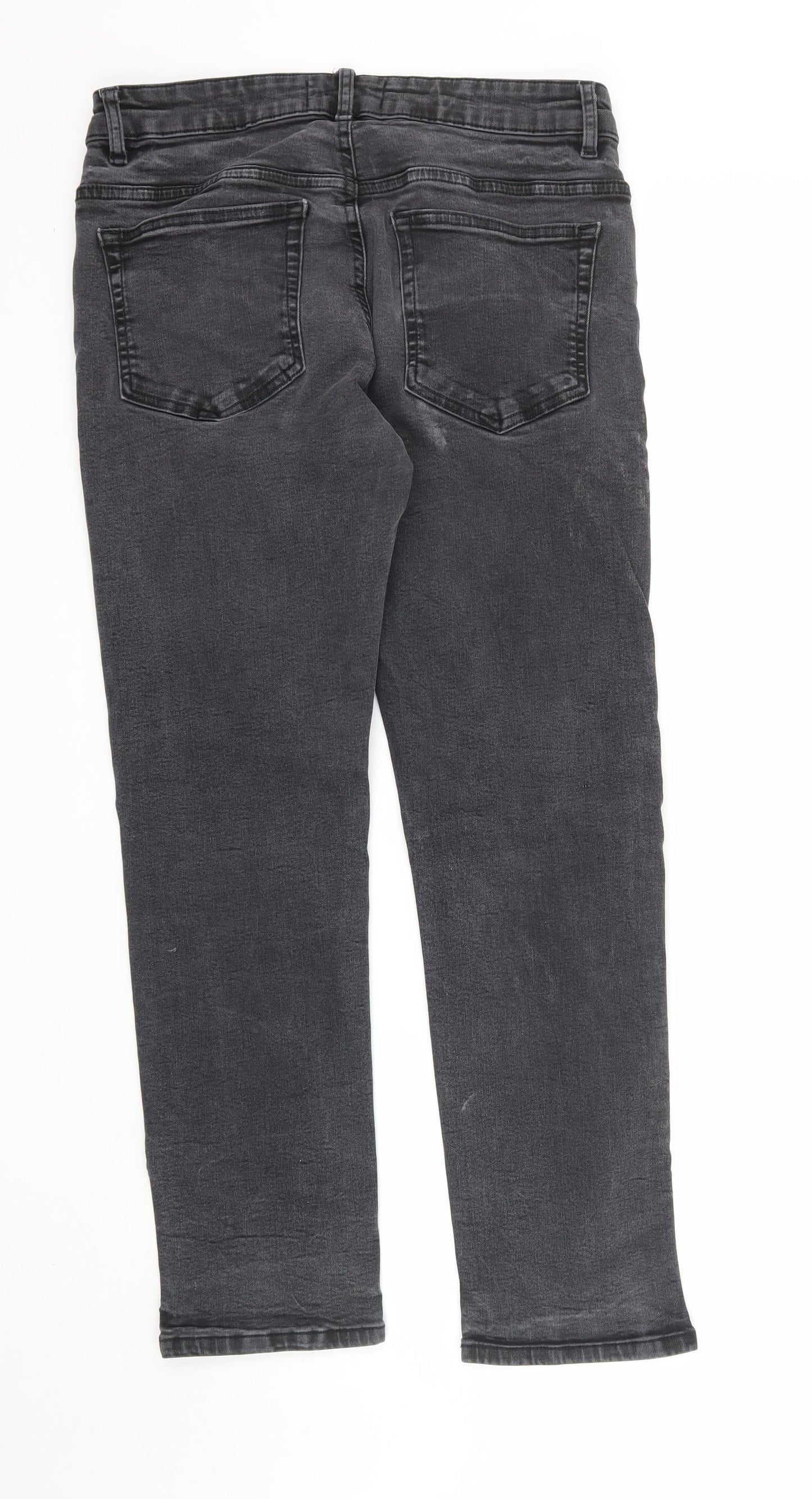 Matalan Womens Grey  Denim Skinny Jeans  L30 in