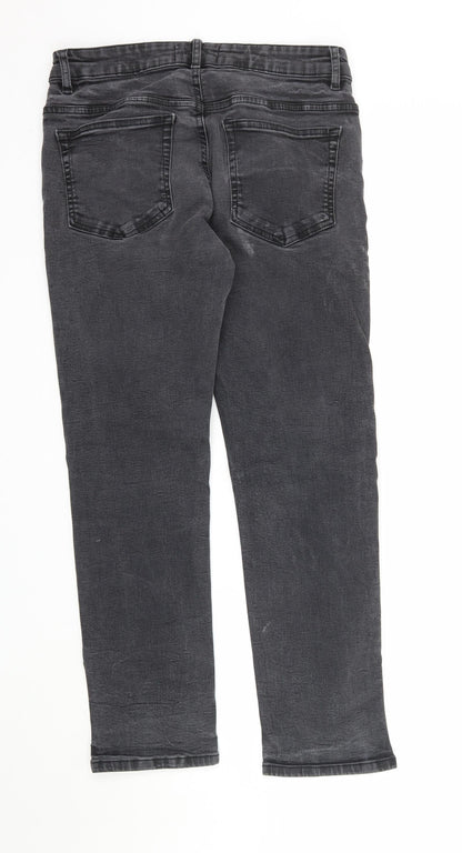 Matalan Womens Grey  Denim Skinny Jeans  L30 in