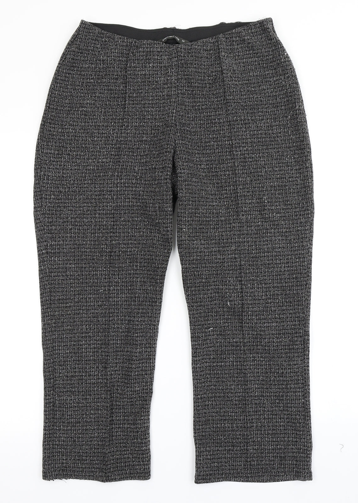 Bonmarché Womens Grey   Trousers  Size 14 L22 in