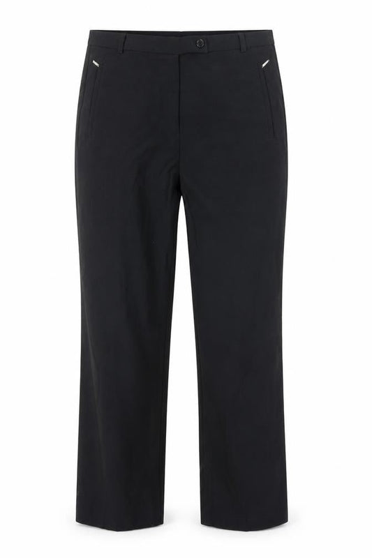 Womens UK Size 12 Marks & Spencer Regular Fit Dress Pants Black Trousers