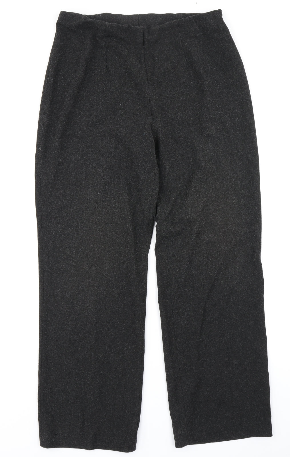 Leruzzi Womens Grey   Trousers  Size 14 L27 in