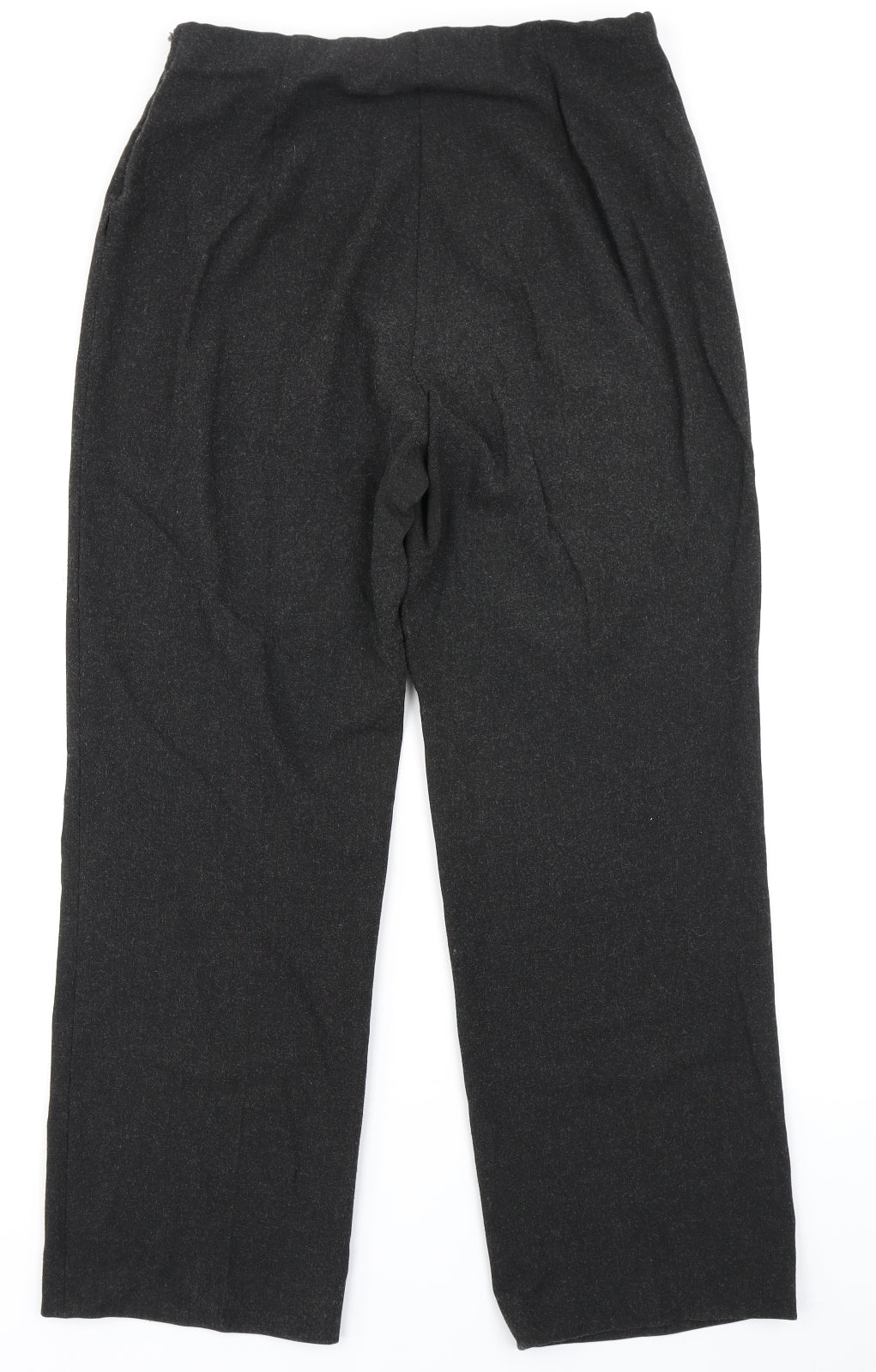 Leruzzi Womens Grey   Trousers  Size 14 L27 in