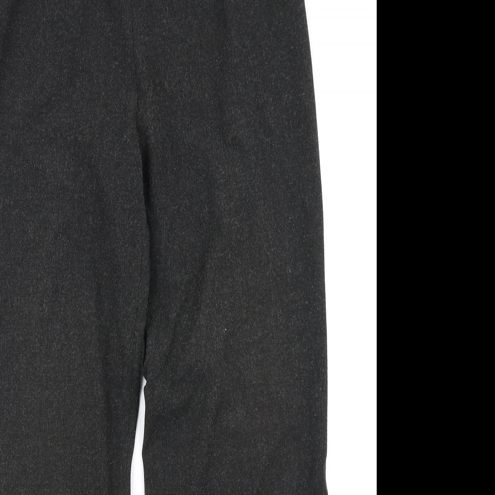 Leruzzi Womens Grey   Trousers  Size 14 L27 in