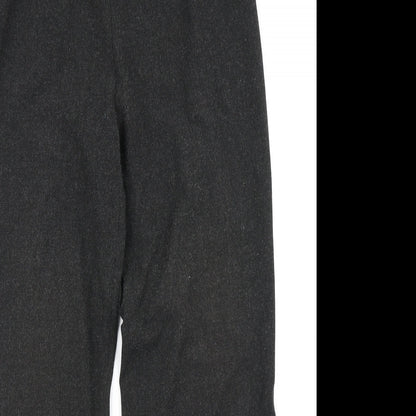 Leruzzi Womens Grey   Trousers  Size 14 L27 in