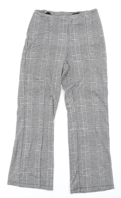 Womens UK Size S H&M Regular Fit  Black Trousers