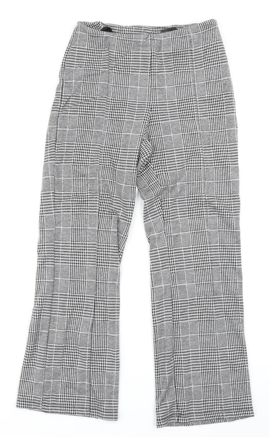 Womens UK Size S H&M Regular Fit  Black Trousers