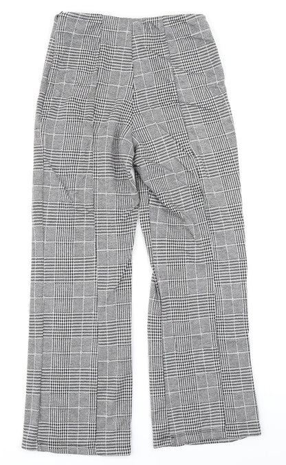 Womens UK Size S H&M Regular Fit  Black Trousers
