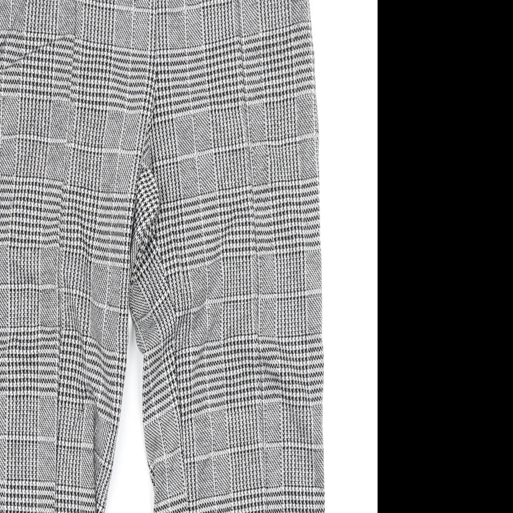 Womens UK Size S H&M Regular Fit  Black Trousers