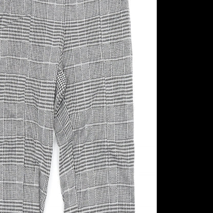 Womens UK Size S H&M Regular Fit  Black Trousers