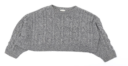 Womens UK Size M Topshop Blue Pullover Jumper