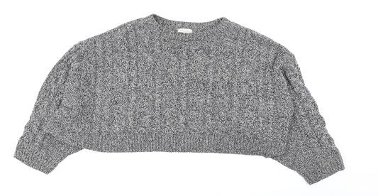 Womens UK Size M Topshop Blue Pullover Jumper