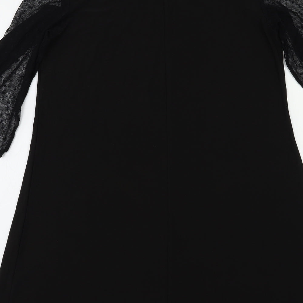 Dorothy Perkins Womens Black   A-Line  Size 10
