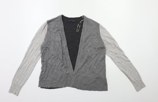 Womens UK Size 12 Marks and Spencer Grey Cardigan Jumper