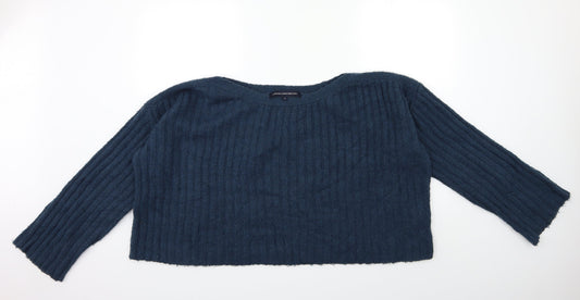 Womens UK Size S French Connection Blue Pullover Jumper