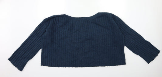 Womens UK Size S French Connection Blue Pullover Jumper
