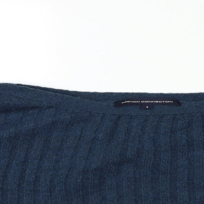 Womens UK Size S French Connection Blue Pullover Jumper