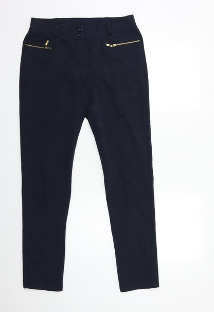 Womens UK Size 30 in Preworn Regular Fit  Blue Trousers