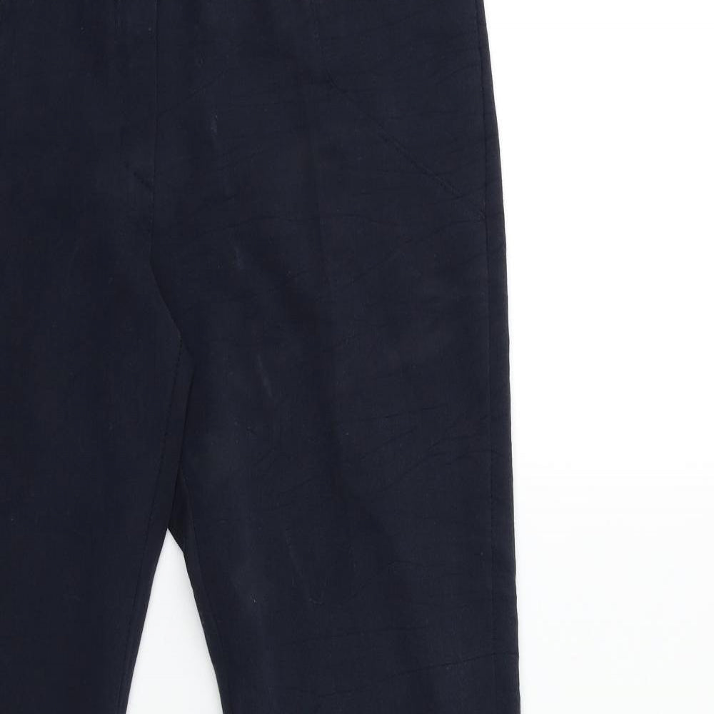 Womens UK Size 30 in Preworn Regular Fit  Blue Trousers