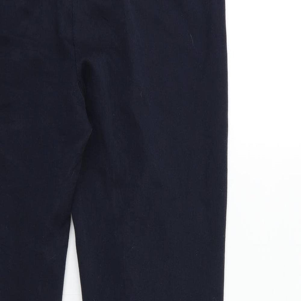 Womens UK Size 30 in Preworn Regular Fit  Blue Trousers