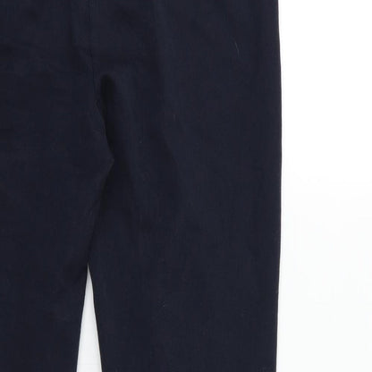 Womens UK Size 30 in Preworn Regular Fit  Blue Trousers