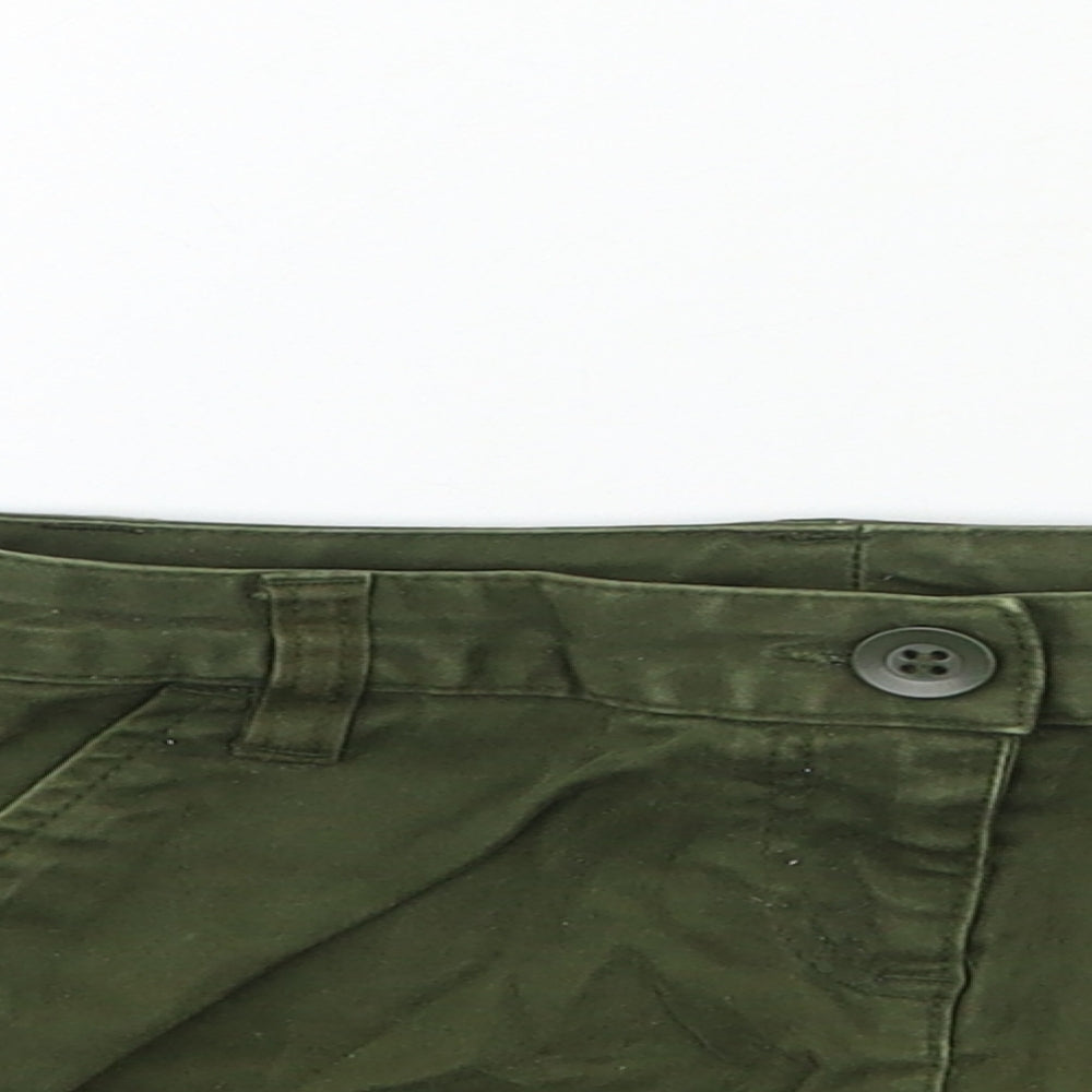 NEXT Girls Green Batik  Cargo Shorts Size 4 Years