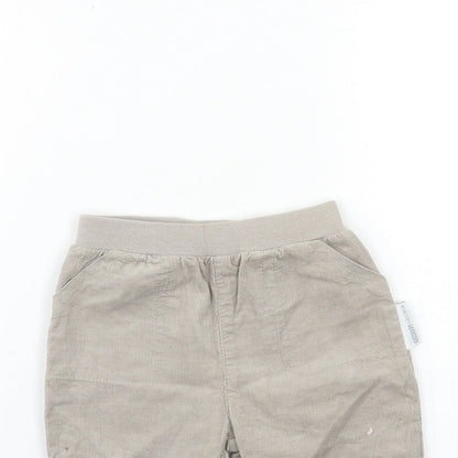 Nursery Time Baby Grey  Corduroy Track Pants Trousers Size 3-6 Months