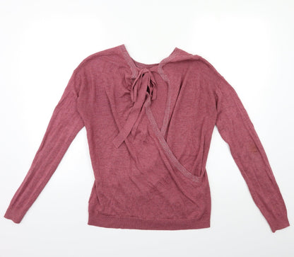 Womens UK Size 10 NEXT Pink Pullover Jumper