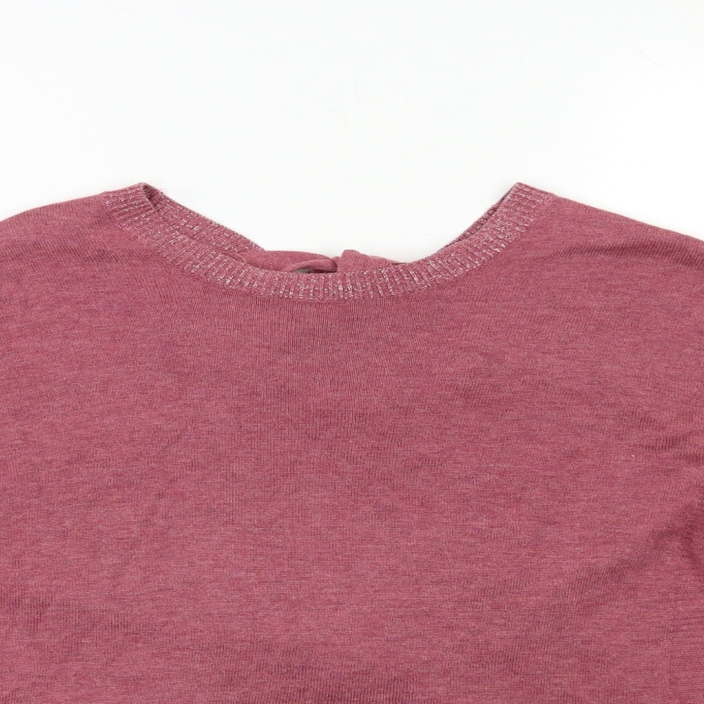 Womens UK Size 10 NEXT Pink Pullover Jumper