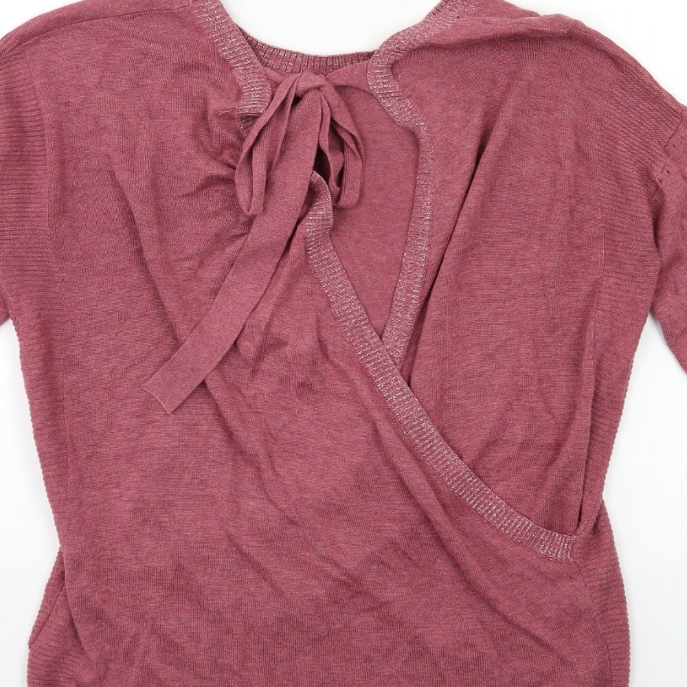 Womens UK Size 10 NEXT Pink Pullover Jumper