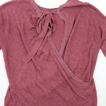 Womens UK Size 10 NEXT Pink Pullover Jumper