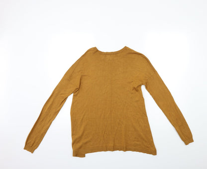 Womens UK Size 10 Atmosphere Brown Pullover Jumper