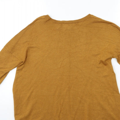 Womens UK Size 10 Atmosphere Brown Pullover Jumper