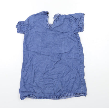 NEXT Girls Blue  Denim A-Line  Size 6 Years