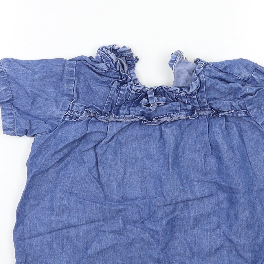 NEXT Girls Blue  Denim A-Line  Size 6 Years
