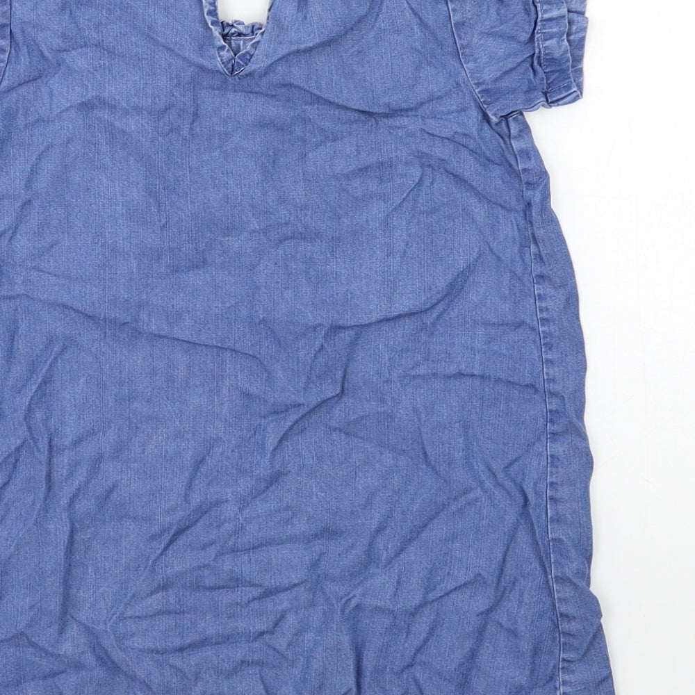 NEXT Girls Blue  Denim A-Line  Size 6 Years